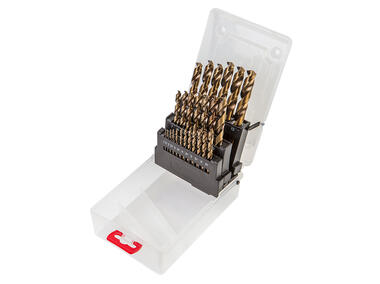 Zdjęcie: Wiertła do metalu HSS-G, 1.0-13.0 mm, zestaw 25 szt. VERTO