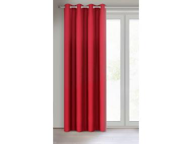 Zdjęcie: Zasłona gotowa Rita 140x250 cm czerwony EUROFIRANY