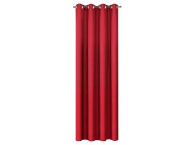 Zdjęcie: Zasłona gotowa Rita 140x250 cm czerwony EUROFIRANY