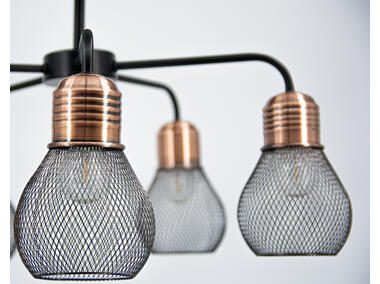 Zdjęcie: Lampa sufitowa Aris 1989/5 BL CO ELEM