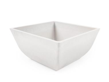 Zdjęcie: Doniczka z kompozytu 26x26x12,7 cm biała TIN TOURS