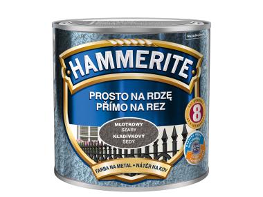 Zdjęcie: Farba do metalu 0,25 L młotkowy szary HAMMERITE
