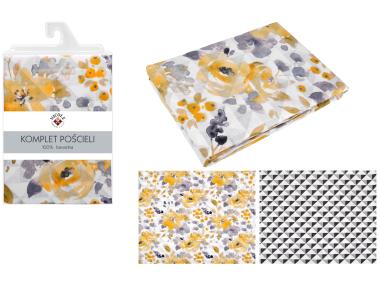 Zdjęcie: Komplet pościeli 100% bawełna 160x200,70x80 cm - 32397 RAVI