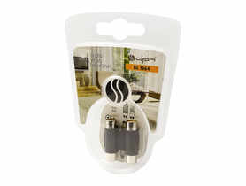 Adapter gniazdkowy 2xCinch DPM SOLID