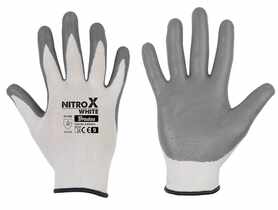 Rękawice ochronne Nitrox White nitryl, rozmiar 9 BRADAS