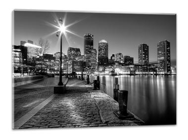 Zdjęcie: Obraz Glasspik 70x100 cm Gl069 Miasto B&W STYLER