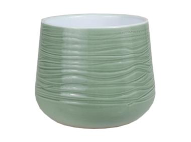 Zdjęcie: Osłonka doniczkowa 622 zielona szałwia 17 cm CERMAX