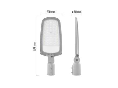 Zdjęcie: Oprawa oświetleniowa LED uliczna Solis 70W, 8400 lm, neutralna biel EMOS
