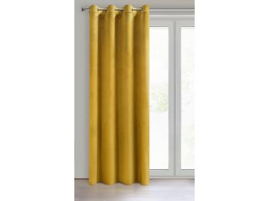 Zdjęcie: Zasłona gotowa Melanie 140x250 cm musztardowy EUROFIRANY