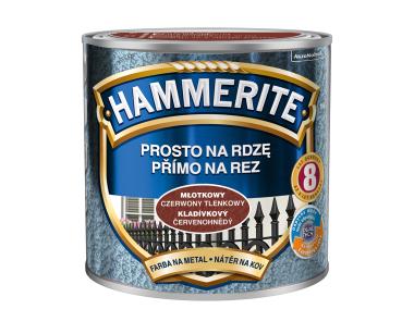 Zdjęcie: Farba do metalu 0,25 L młotkowy czerwony tlenkowy HAMMERITE