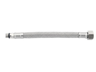 Wąż w oplocie do baterii 8 mm 3/8x10/L-17 N-W L-500 FLEXITALY