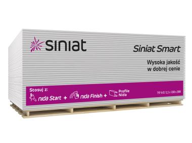 Zdjęcie: Płyta g-k 12,5x1200x2000 mm Smart SINIAT