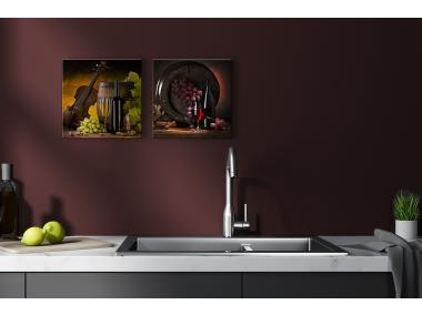 Zdjęcie: Obraz Glasspik 30x30 cm Gl067 Wino 5 STYLER