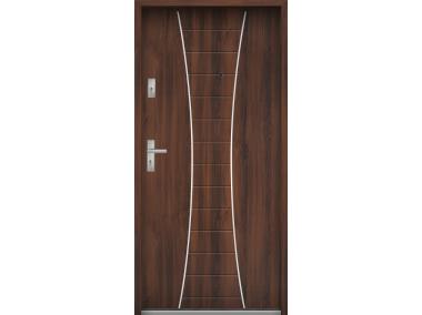 Zdjęcie: Drzwi wejściowe do mieszkań Bastion R-63 Orzech 90 cm prawe ODO KR CENTER