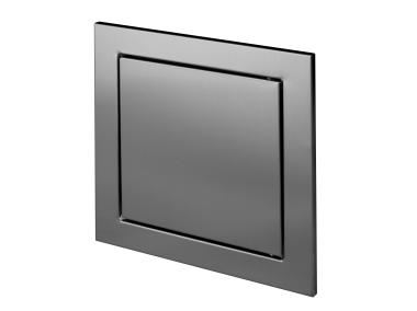 Drzwiczki rewizyjne metalowe 15x15 klik-klak inox AWENTA