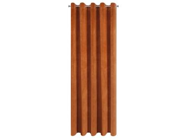 Zdjęcie: Zasłona gotowa Villa 140x250 cm rudy EUROFIRANY