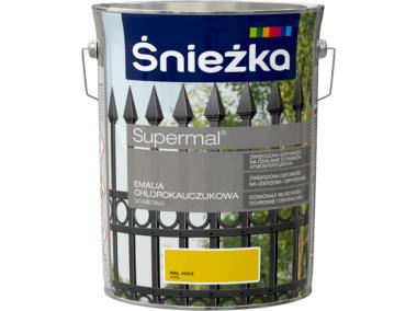 Zdjęcie: Emalia chlorok żółty RAL1003 5L ŚNIEŻKA