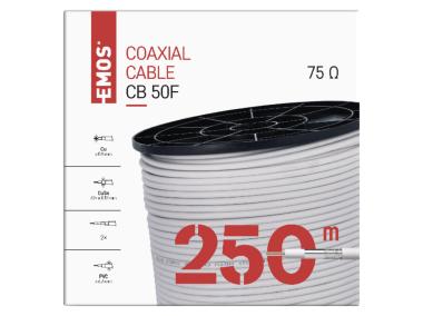Zdjęcie: Kabel koncentryczny CB50F, 250 m EMOS