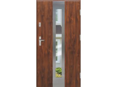 Zdjęcie: Drzwi zewnętrzne stalowo-drewniane Disting Otello 05 Dąb złoty 90 cm prawe KR CENTER