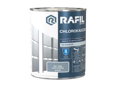 Emalia do metalu i betonu Chlorokauczuk szary ciemny 0,75 L RAFIL