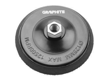 Zdjęcie: Tarcza elastyczna z rzepem 125 mm x m14 55h827 GRAPHITE