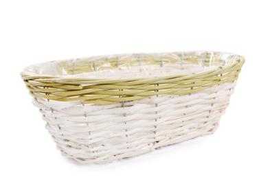 Zdjęcie: Osłonka wiklinowa 36x21x13 cm owalna TIN TOURS