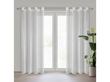 Zdjęcie: Firana gotowa Adri 140 x 250 cm biały EUROFIRANY