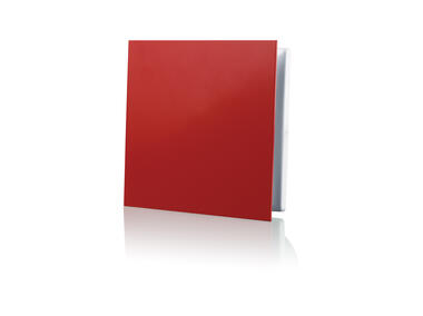 kratka wentylacyjna z dekoracyjnym panelem wymiennym 160x160 mm czerwony VENTIKA