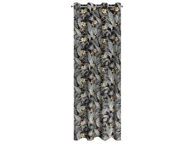 Zdjęcie: Zasłona gotowa Loren 140 x 250 cm czarny EUROFIRANY