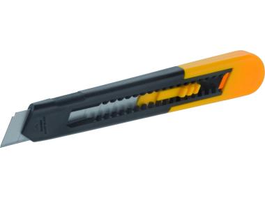 Zdjęcie: Zestaw nóż na ostrza łamane 18 mm + ostrza 18 mm - 10 szt. HOME TOOLS