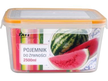 Zdjęcie: Pojemnik do żywności 2,5 L RAVI