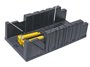 Zdjęcie: Skrzynka uciosowa plastikowa 326x122x78 mm, z zaciskami TOPEX
