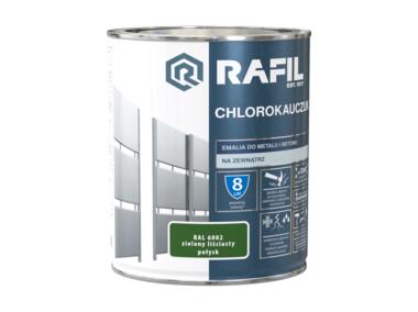 Emalia do metalu i betonu Chlorokauczuk zielony liść 0,75 L RAFIL