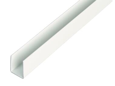 Zdjęcie: Profil U PVC biały 2000x18x10x1,0x16 mm ALBERTS