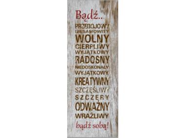 Zdjęcie: Obraz na kanwie Bądź sobą 20x60 cm BERTONI