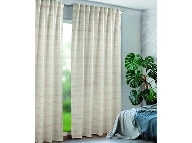 Zdjęcie: Zasłona andrean biało-złota 135x280 cm CHIC HOME