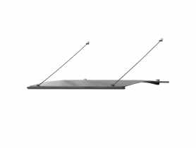 Zadaszenie Swing PC 140M 140x82x18 cm brąz GUTTA