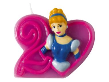 Zdjęcie: Świeczka 2 Księżniczki DISNEY