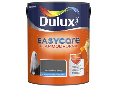 Farba do wnętrz EasyCare 5 L najmocniejszy szary DULUX