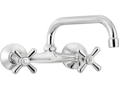 Bateria umywalkowa Teno chrom NEO