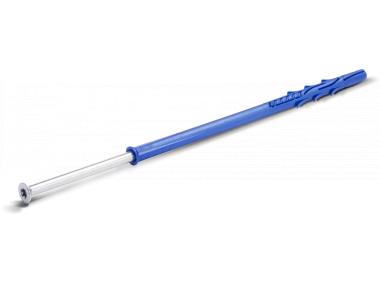 Zdjęcie: Kołek ramowy poliamidowy FF1 8x140 mm z lejkiem wkręt ocynk galwaniczny, 50 sztuk RAWLPLUG