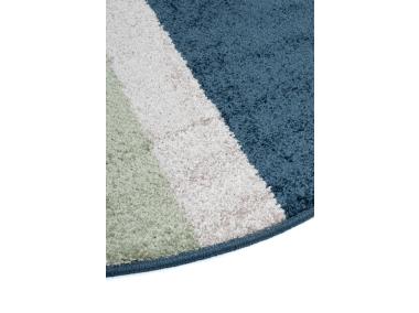 Zdjęcie: Dywan Velutto 110 cm koło paski wielokolorowy MULTI-DECOR