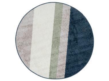 Zdjęcie: Dywan Velutto 110 cm koło paski wielokolorowy MULTI-DECOR