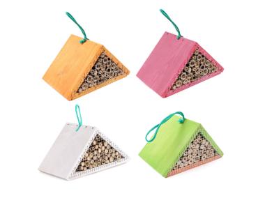 Zdjęcie: Domek dla owadów pszczoły murarki 20x14x14,5/21 cm mały TIN TOURS