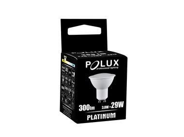 Zdjęcie: Żarówka LED GU10 SMD 3,8 W WW 300 lm Platinum POLUX