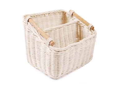 Zdjęcie: Koszyk rattanowy z przegródkami 20x20x11/17 cm TIN TOURS
