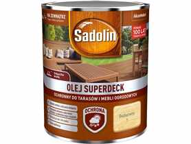 Olej do drewna 0,75 L bezbarwny Superdeck SADOLIN