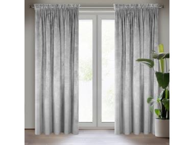 Zdjęcie: Zasłona gotowa Villa na taśmie 140x270 cm stalowy EUROFIRANY