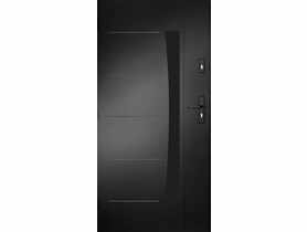 Drzwi zewnętrzne diuna czarny 90l kpl PANTOR