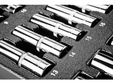 Zdjęcie: Nasadki długie 1/2", 8-21 mm, zestaw 14 sztuk, wkładka NEO